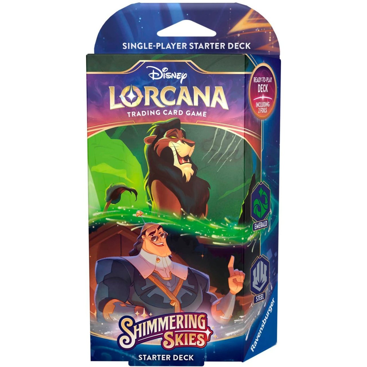 disney-lorcana-shimmering-skies-starter-pack-scar-and-kronk~5063 Disney Lorcana Starter Deck - Shimmering Skies - Scar & Kronk - imagine 1