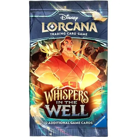 whispers booster Disney Lorcana - Whispers In The Well - Booster Pack - imagine 1