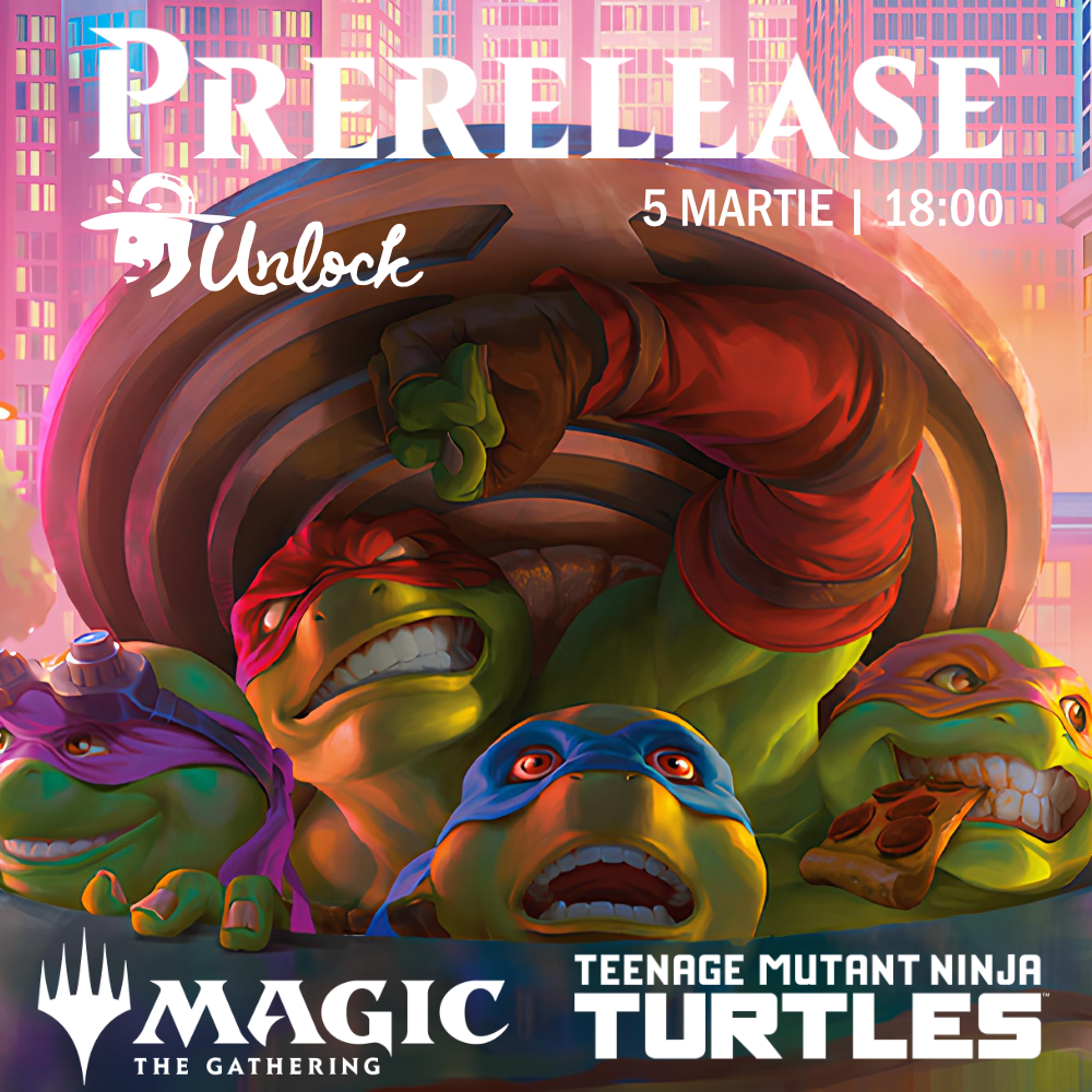 PRERELEASE PRODUCT IMAGE 5 MARTIE Magic: The Gathering | Teenage Mutant Ninja Turtles Prerelease - Joi, 5 Martie, 18:00 - imagine 1