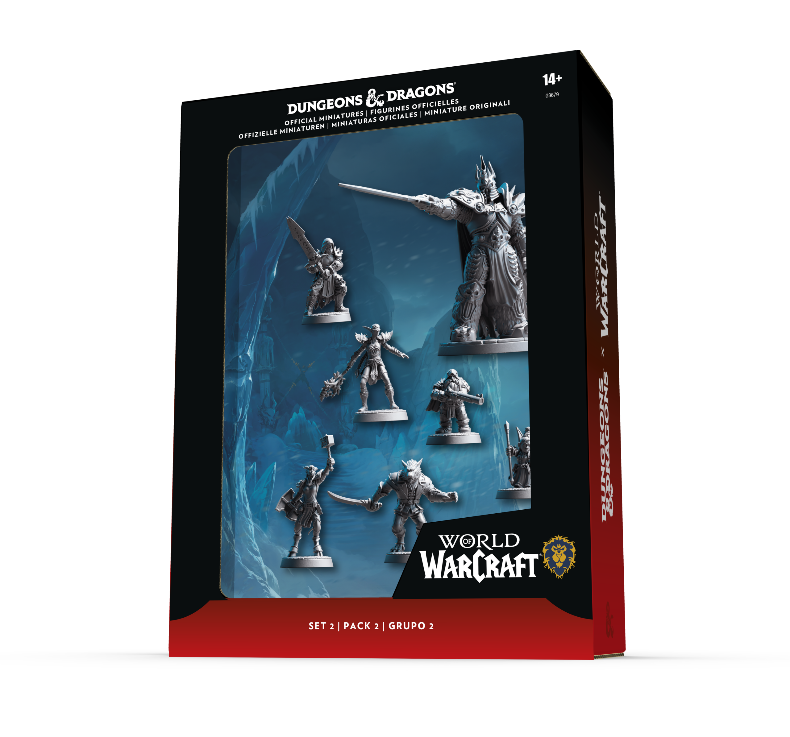 DnD_WOW_Minies_Blue Dungeons & Dragons x World of Warcraft Official Miniatures Set 2 - imagine 1